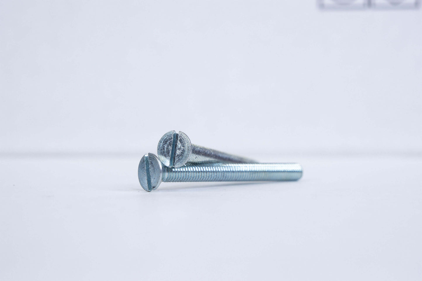 Slotted Flat HD Sheet Metal Screw Plated-10