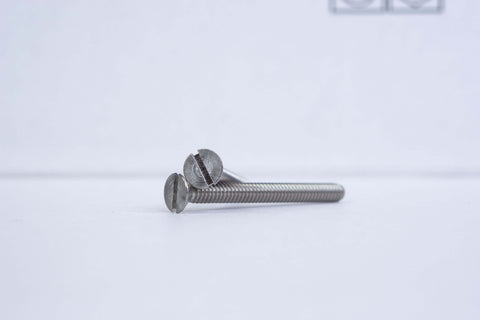 Slotted Flat HD Machine Screw Stainless